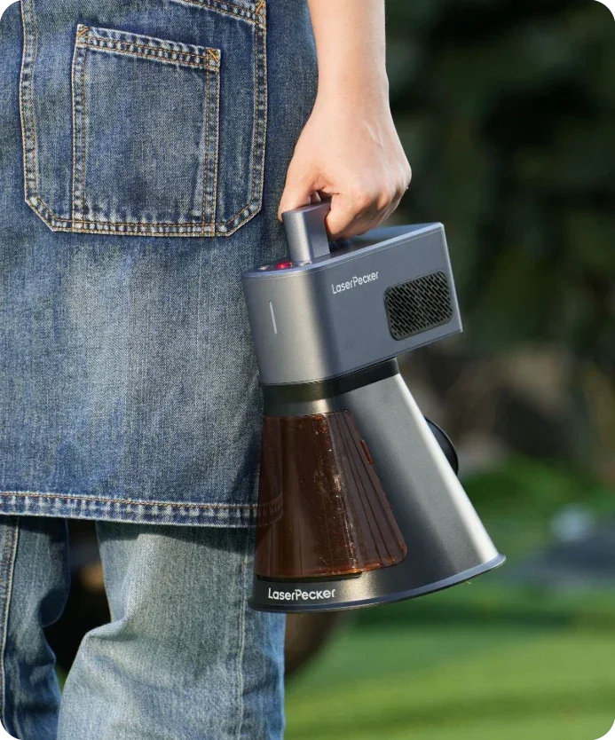 Portable LaserPecker LP2 Plus Laser Engraving Machine - 2-in-1 Precision Engraving & Cutting for 150+ Materials - Image 3