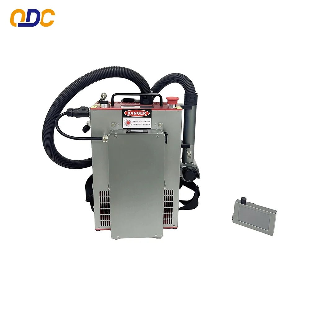 New Pulse 100w 200W 300W Fiber  Backpack Battery Laser Cleaning Machine  For Stone Wood Rust