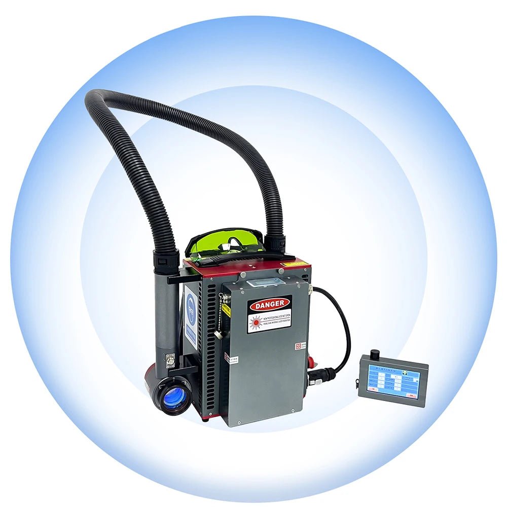 50w Backpack Laser Rust Removal Machine, Suitable for Mechanical Parts Rust Removal, Paint, Oil Cleaning Machine Factory Price - Image 2