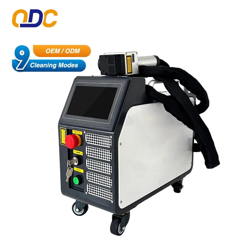 High-Speed  200W Pulse Laser Cleaning Machine For Rust Removal Metal Stainless Steel