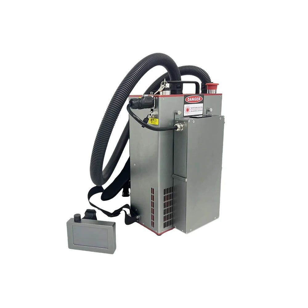 New Pulse 100w 200W 300W Fiber Backpack Battery Laser Cleaning Machine For Stone Wood Rust - Image 3