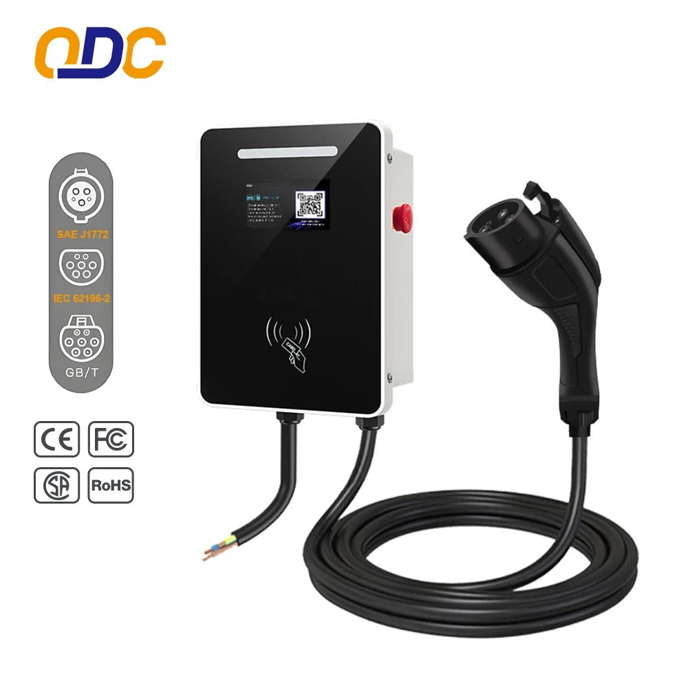 11kw Ev Charger Manufacturers 16a Wall Mount Wife&blue Tooth Support App Indoor Outdoor