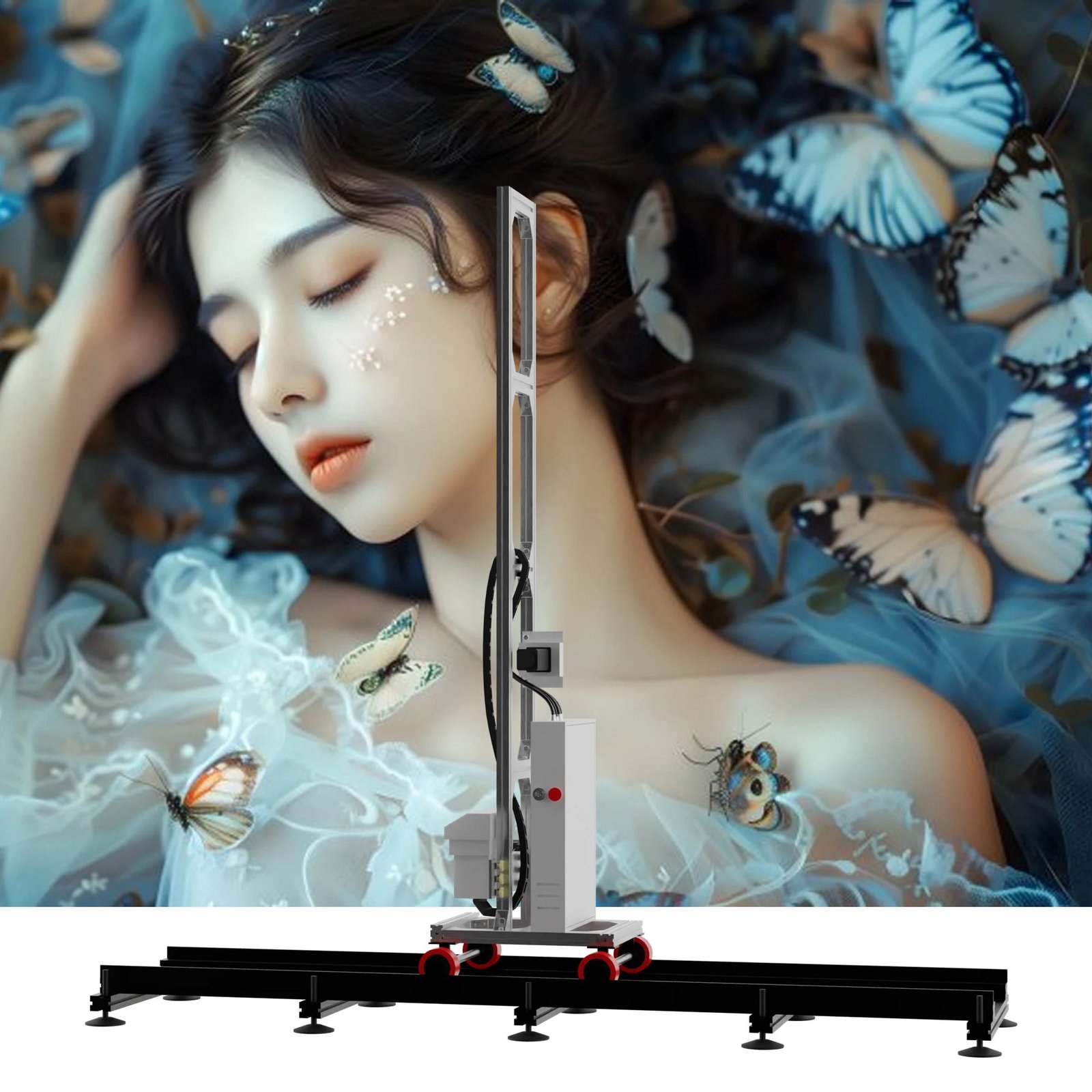 Multi Color Quick Printing Intelligent Automatic DX7 Wall Painting Machine