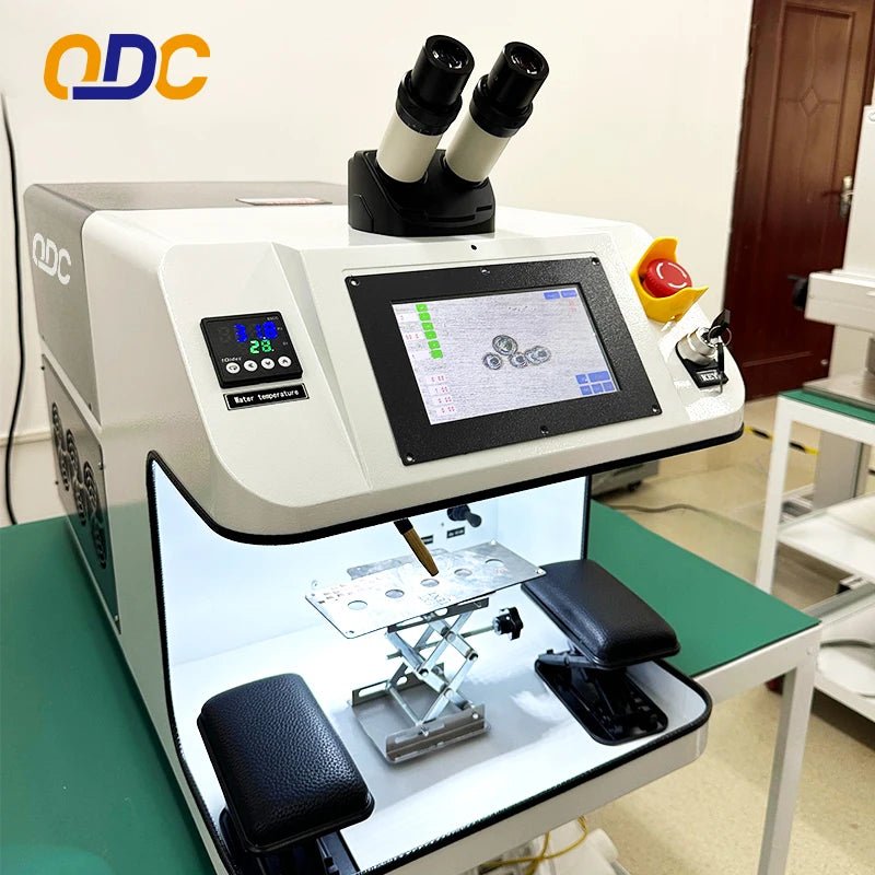 Portable Desktop Gold Mini Yag Laser Welding Machine 200W Water Cooling Jewelry Easy Operate Silver Stainless Steel New