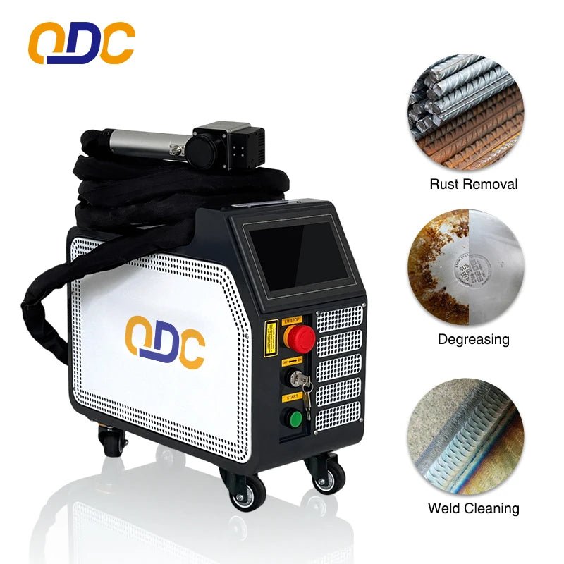 High Performance 200w 300w Pulse Air-Cooled Laser Cleaning Machine for Automotive Parts Rust Removal Oil Stain Cleaning - Image 4